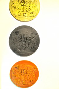 Detroit in bas relief, by Brian DuBois, and featured within the DuBois Collection