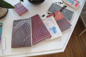 Some books on display at the workshop