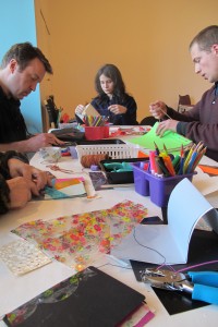 Involving participants in the deeply engrossing process of making something spurred an immediacy to the conversation which followed