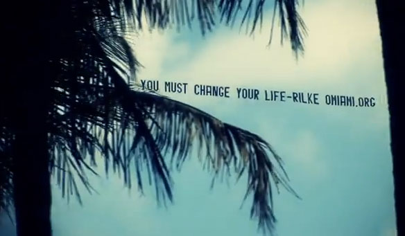 Poetry bombing