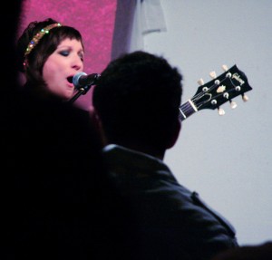 Worden, performing solo at The Yes Farm in 2009