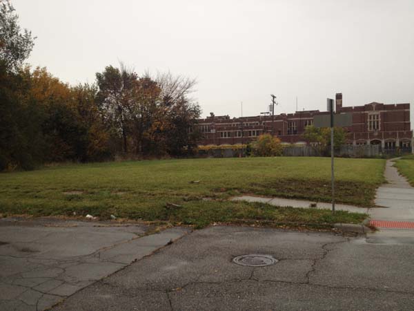 The proposed site for City Sculpture.