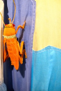Detail from the dress.