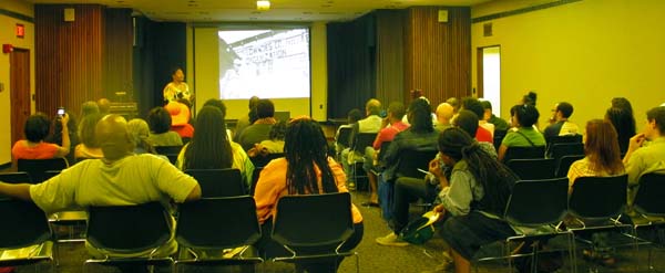 Many luminaries and notable figures in the Detroit urban agricultural movement were on hand to support Dr. White and hear about her progress.