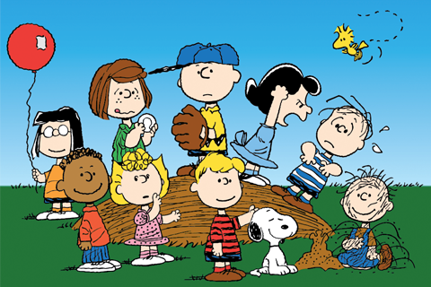 The Peanuts gang