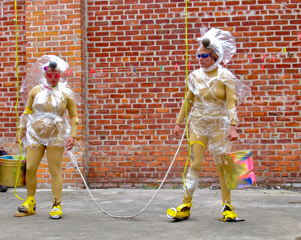 Faina Lerman, left, and Bridget Michael, right, are the Tzarinas of the Plane.