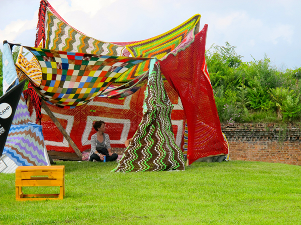You're never too old for a blanket fort, says CAMP Detroit.