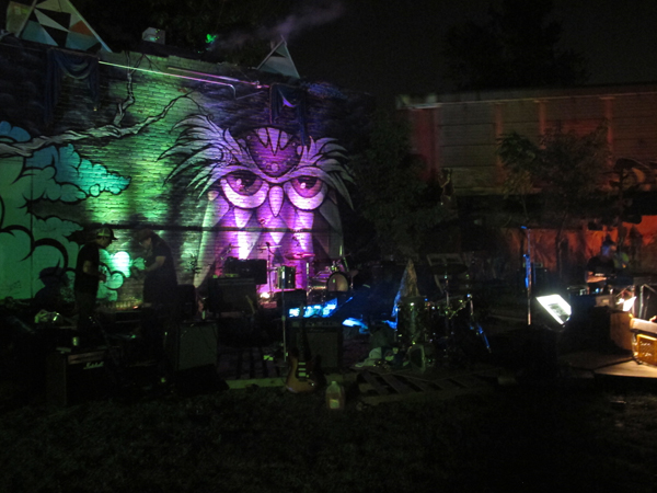 Experimental music below, strange UFOs above.