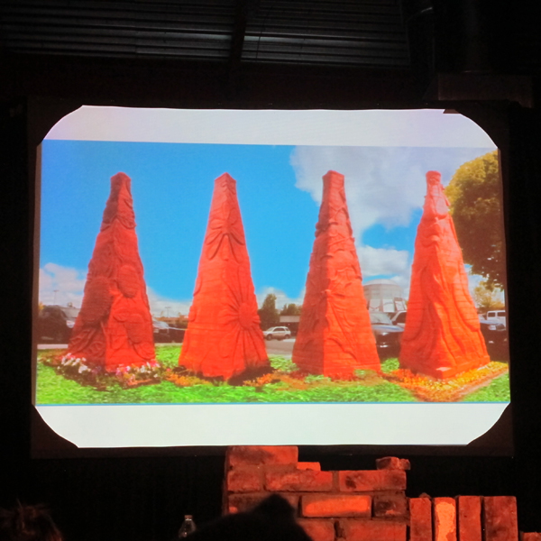 "Four Seasons" Obelisks by Ferretti.