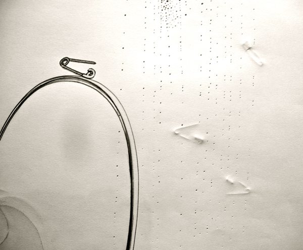 A detail from one of Hughes' domestic studies.