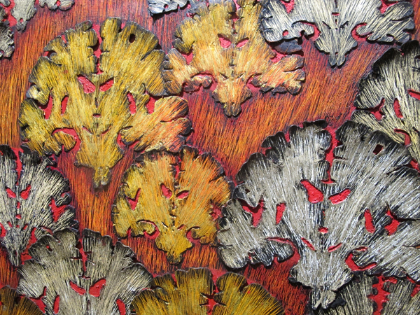 Detail from a work by Heloisa Pomfret.