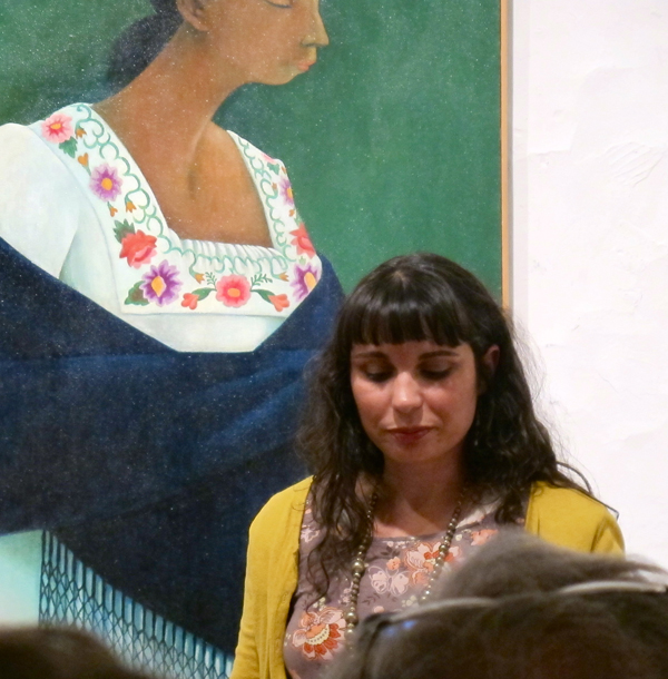 Royal Oak poet Destiny Dorozan read pieces that wrestled with femenine identity and recounted family history.