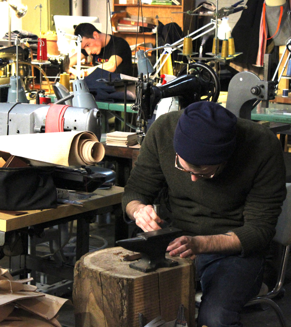 Some of the vendors at Pony Ride were making customized work during the open studio.
