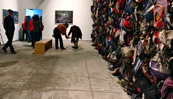 State of Exception, a powerful installation in the second gallery.
