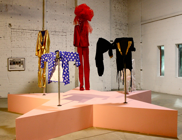 Byars often employed costumes as an element in his practice, which seemed to evolve spontaneously and undocumented into much of his daily life.