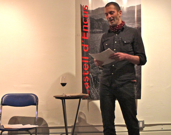 Rob Halpern, with dramatic subject matter and presentation.