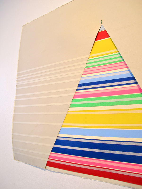 Work in levels of tape by Matt Ziolkowski.