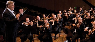 Zubin Mehta and the Israel Philharmonic Orchestra.