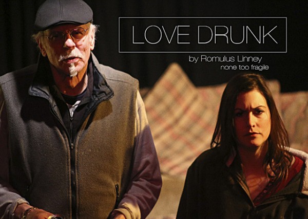 Jim Viront and Rachel Roberts, "Love Drunk" at None Too Fragile Theater. Photo from www.stowsentry.com