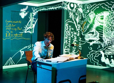 Kenneth Mattice in “Fairy Tales: Songs of the Dandelion Woman.” (Photo by David Ramos)