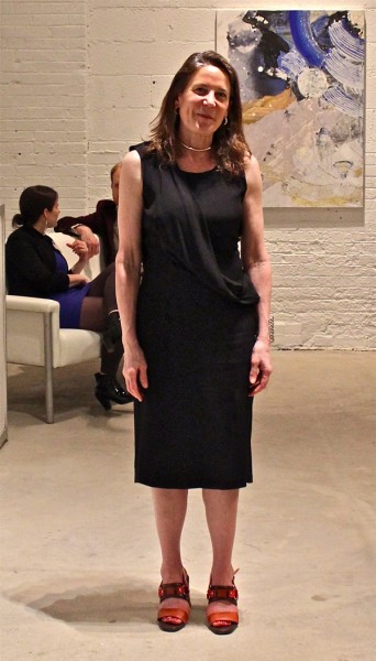 Curator Lynn Crawford, who was responsible for pairing artists and scientists.