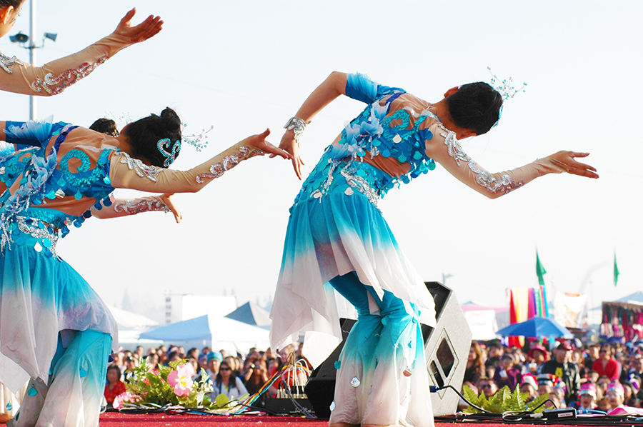Iny Asian Dance Theater performing in Fresno this year. Courtesy of IADT.