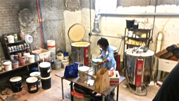 The kiln facility.