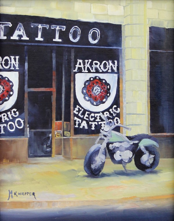 Michele Knapper, "Electric Tattoo." Photo courtesy of Summit Artspace
