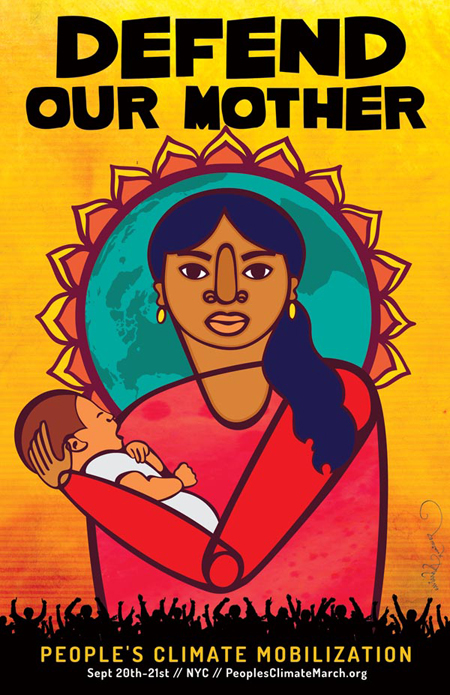 More artwork in support of the People's Climate March.