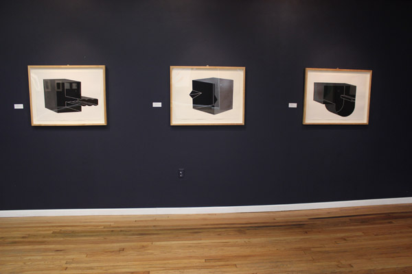 Some of Audu's self-portraits.