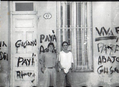 Snapshot and graffiti from 'Memories of War.'