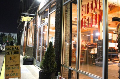 The show at Signal Return includes 20 participating artists.