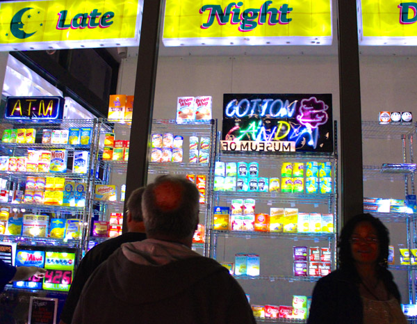 Attendees lined up down the block to get a lantern of their own.