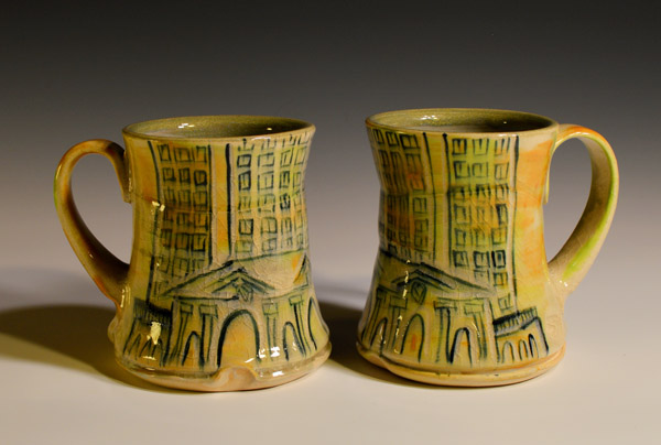 Train Station Mugs. All photos courtesy of the artist.
