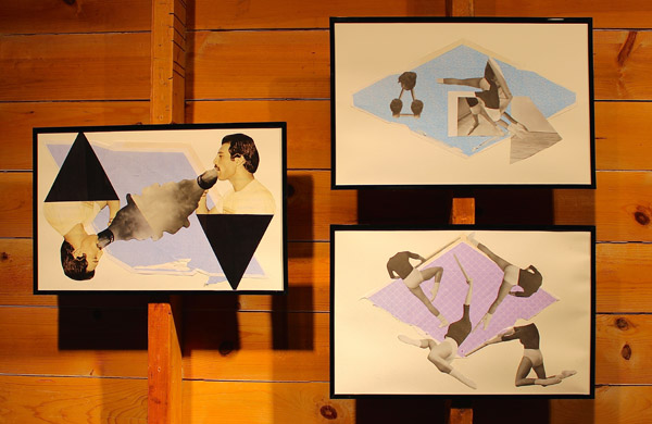 Collage work of Matt Conzett, curated by Andrew Damaske.