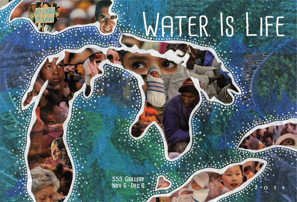 WATER at 555 Nonprofit Gallery and Studios, Nov 6-Dec 6, 2014.