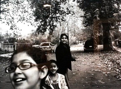 Detail from the stunning family portrait, "Maria."