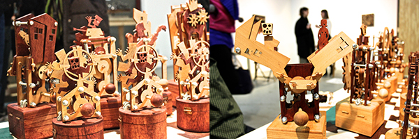 A breathtaking massively-scaled set of clockwork chess figures by Andy Malone, the "1967 Rebellion Chess Set" deals with the &squot;67 riots.