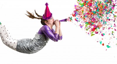 Production photo from Happy Craziest New Year. Photo courtesy Dangerous Productions.