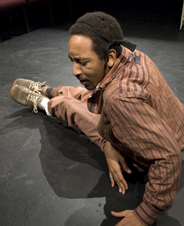 Nicolas Walker as the Crazy Man in "Crazy Man." Photo courtesy of Weathervane Playhouse