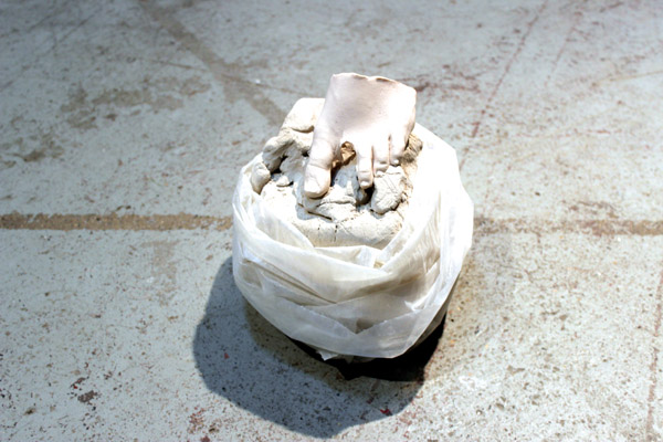 Even the discernible body parts are disturbingly fractured.