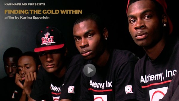 "Finding the Gold Within," film poster. Photo via www.clevelandfilm.org