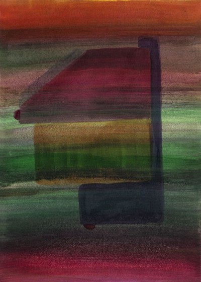 A painting seeming to flow from Valdivieso.