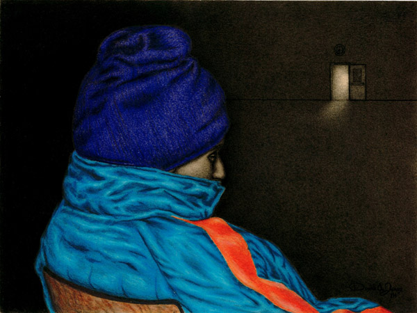 A piece of artwork by the multi-talented David Armstrong Jones.