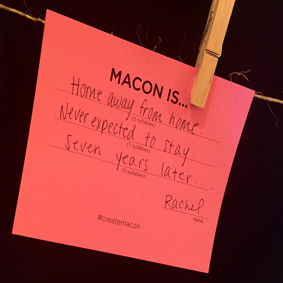 A Macon-inspired haiku